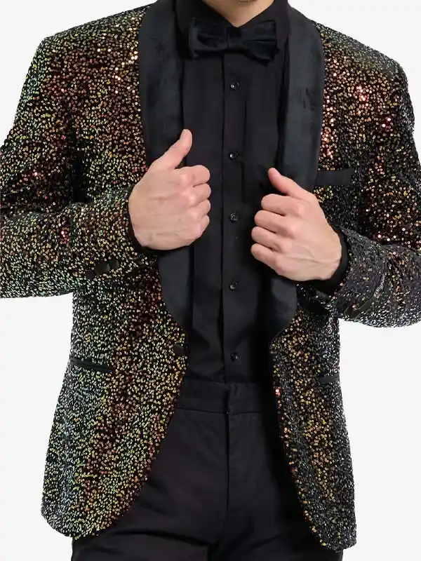 Amber Sequins Dinner Jacket
