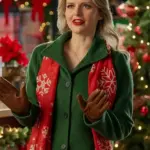 Andrea Brooks Snowy With a Chance Of Christmas Coat