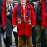Arnold Schwarzenegger Red Coat