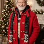 Arnold Schwarzenegger Red Coat