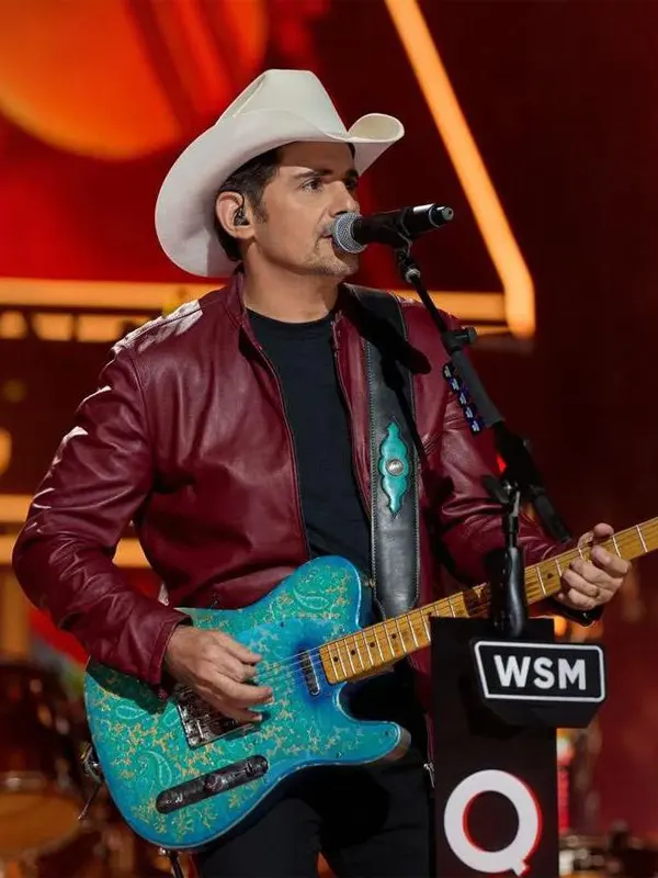 Brad Paisley Maroon Jacket