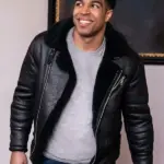 Chad Savage12 Dates Of Christmas Black leather Jacket
