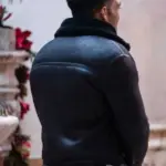 Chad Savage12 Dates Of Christmas leather Jacket Back