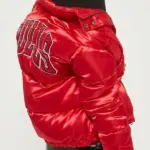 Chicago Bulls Puffer Red Back