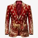 Christmas Artistic Reindeer Blazer