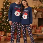 Christmas Couple Matching Santa Pyjama Set
