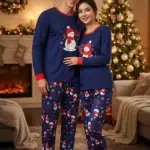 Christmas Couple Matching Snow Pyjama Set