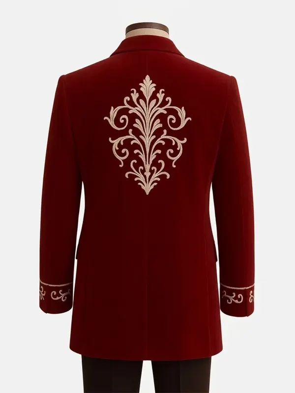 Christmas Embroidered Tailcoat