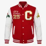 Christmas Holiday Festive Varsity Jacket