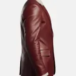 Christmas Leather Blazer