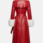 Christmas Red Trench Coat