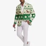 Mens Christmas Reindeer Blazer