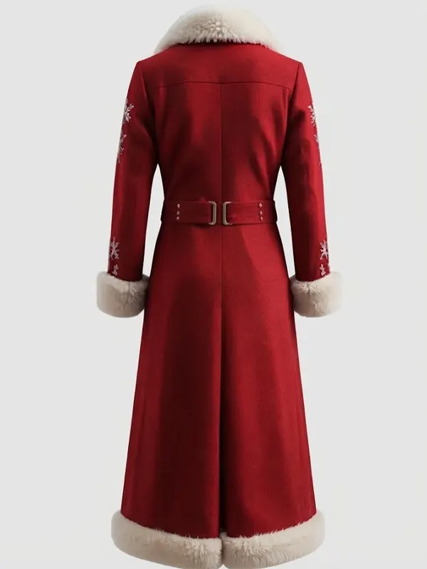 Christmas Santa Claus Red Coat Back