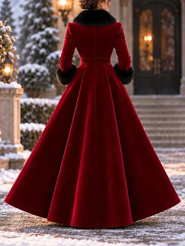 Christmas Victorian Embroidered Coat