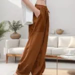 Cotton Corduroy Brown Pant
