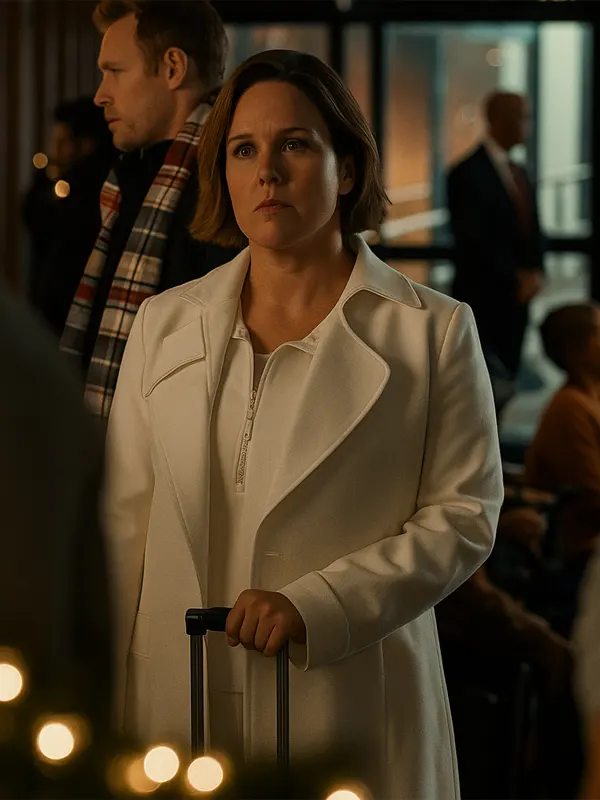 Erin Krakow Christmas White Coat
