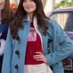 Eva Bourne A 90s Christmas Blue Jacket