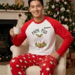 Family Christmas Papa Pud Pyjama Set