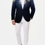 Mens X Mas Festive Slim Fit Light Blazer