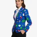 Womens Festivity Blue Blazer