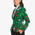Green Festivity Blazer