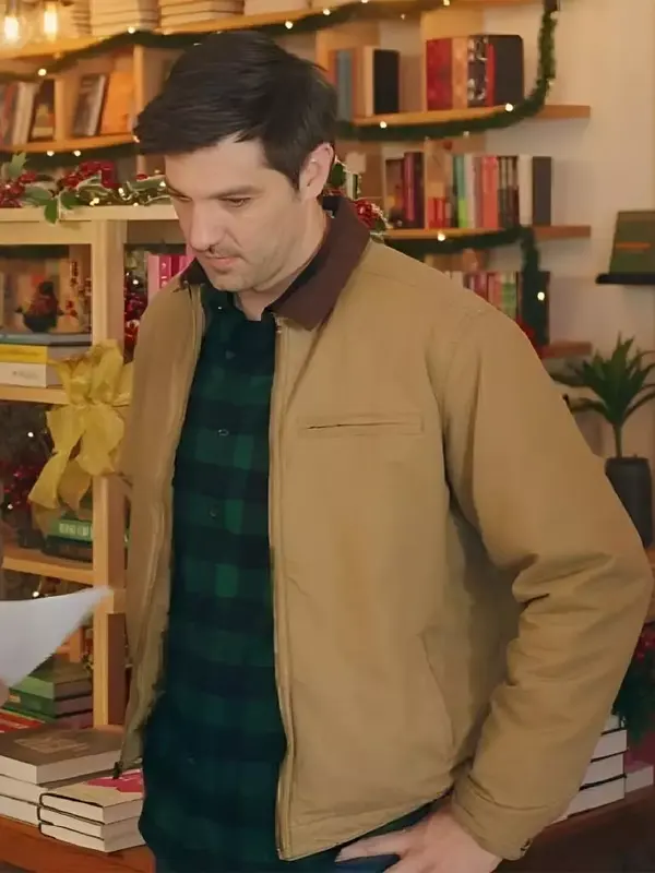 Jake Allyn Christmas On Every Page Brown Jacket