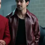 Joe Jonas A Very Jonas Christmas Movie red Jacket