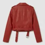Justine Skye Red Jacket Back