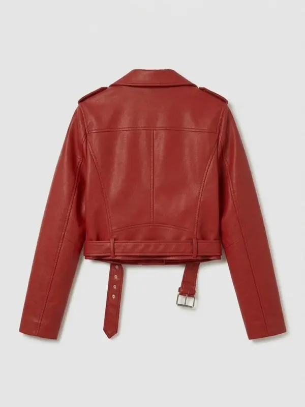 Justine Skye Red Jacket Back