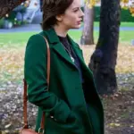 Kacey Rohl Green Coat