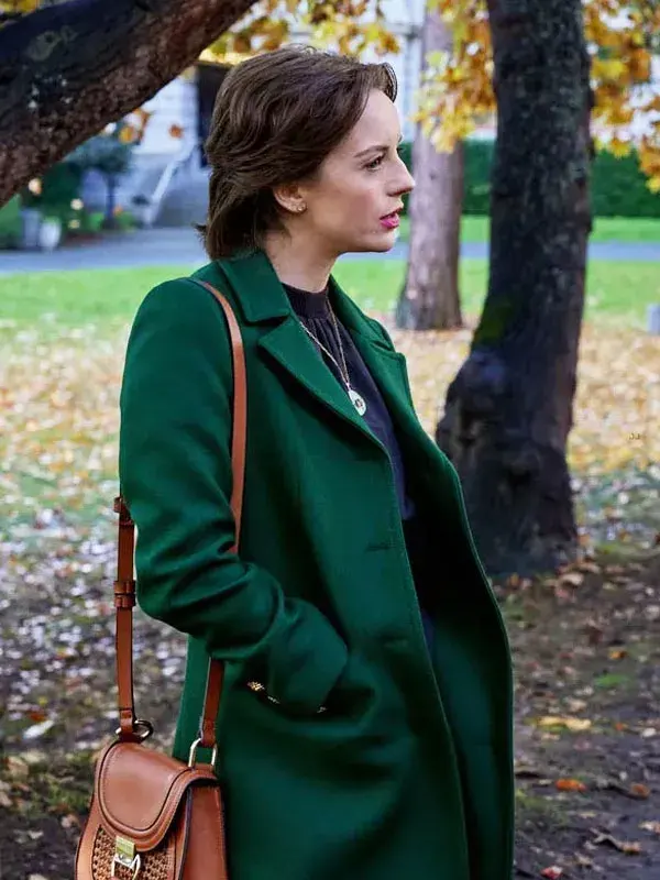 Kacey Rohl Green Coat
