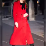 Kate Middleton Christmas Carol Red Coat