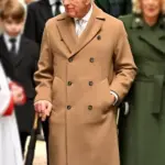 King Charles Christmas Service Brown Coat