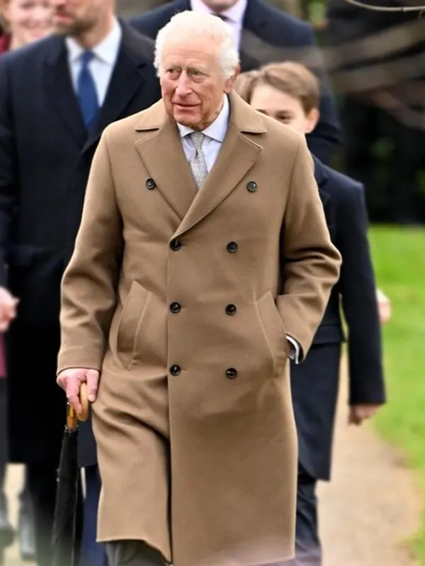 King Charles Christmas Service Long Coat