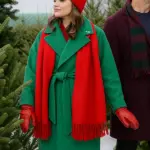 Meghan-Ory-A-Christmas Angel Match Green Coat