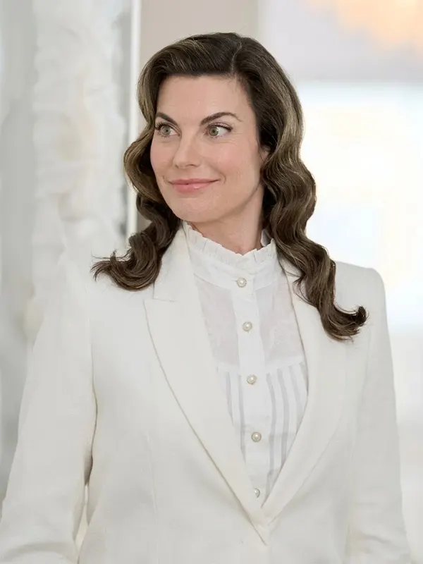 Meghan Ory A Christmas Angel Match White Blazer