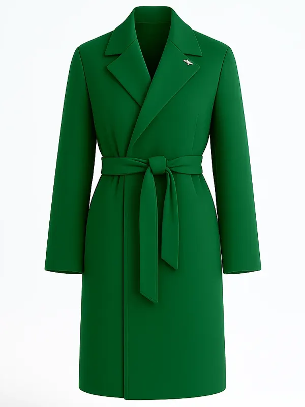 Meghan Ory A Christmas Angel Match wool Coat