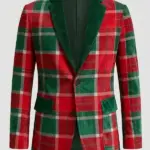 Men Christmas Corduroy Blazer