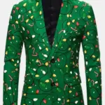 Men Christmas Icons Green