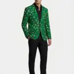 Christmas Icons Green Blazer