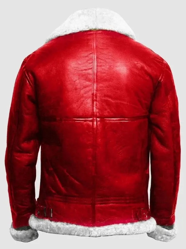 Men Christmas Leather Jacket