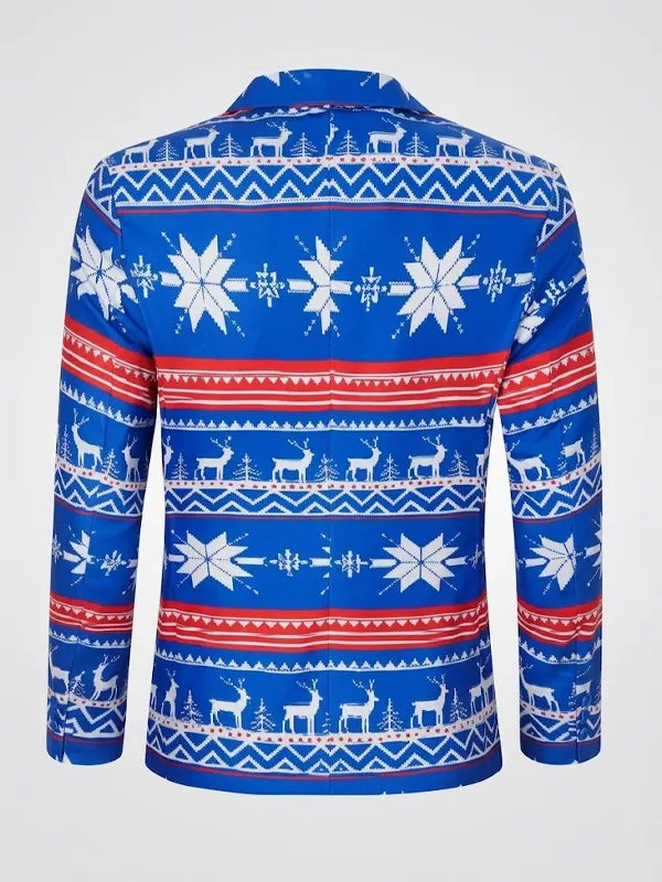 Men Christmas Nordic Blazer