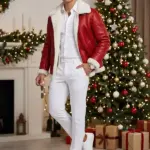 Men Christmas Red Jacket