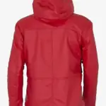 Men Christmas Santa Leather Jacket