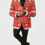 Men Christmas Wonderland Blazer