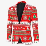Men Christmas Wonderland Red