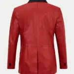 Men Firefly Red Blazer Bacl