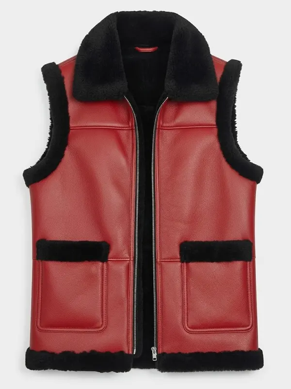Men Goktoo Shearling Vest