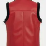 Men Goktoo Shearling Vest Back