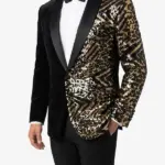 Men Sequin Stage Blazer